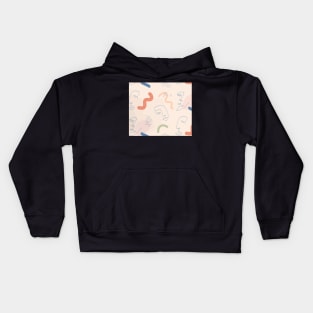 Abstract faces Kids Hoodie